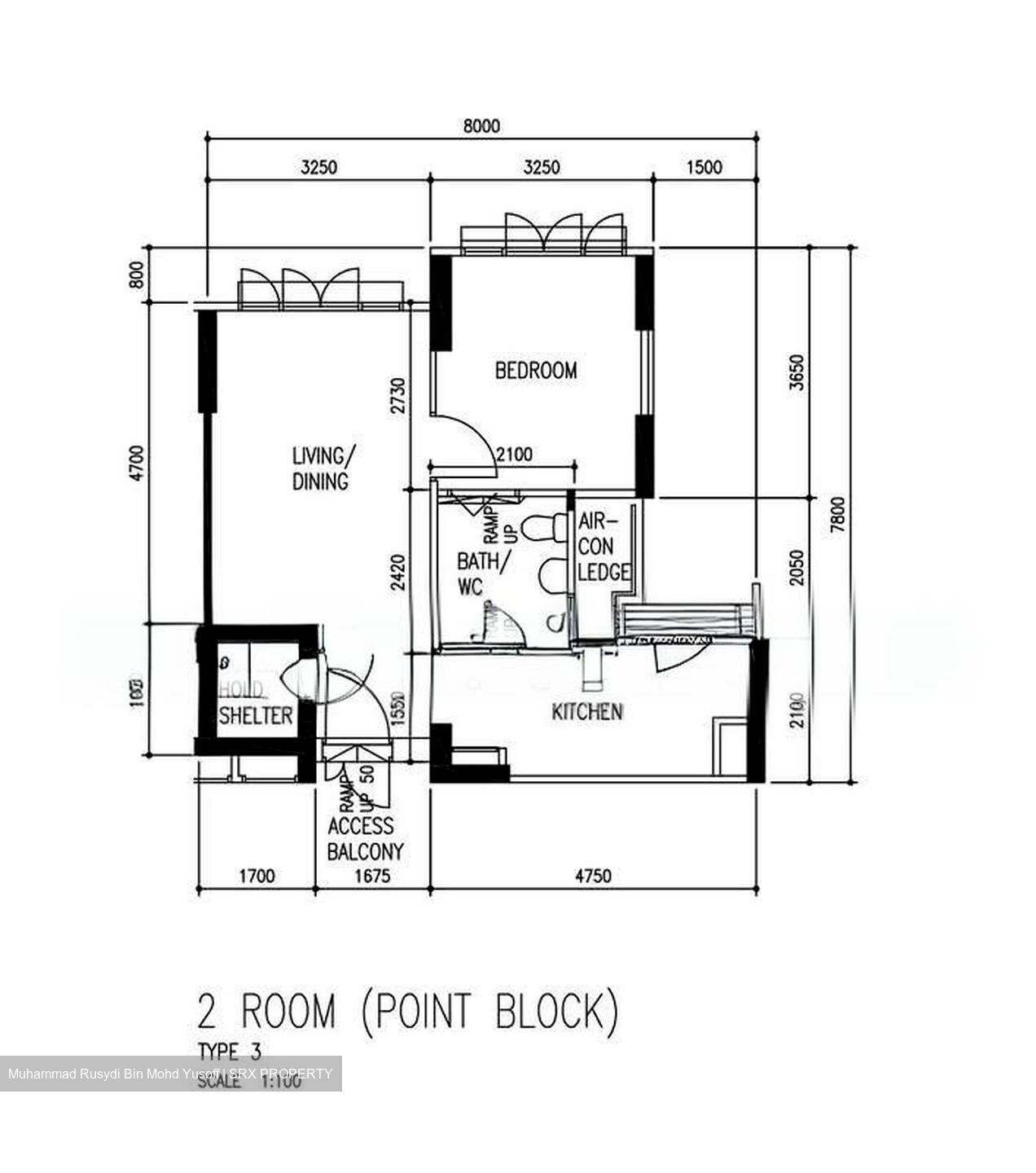 Blk 591A Montreal Dale (Sembawang), HDB 2 Rooms #558036511
